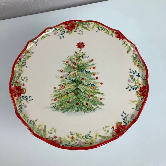 RARE The Pioneer Women Holiday Cheer Cake Stand 10.75 NEW - Picture 2 of 8